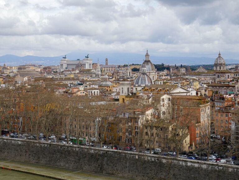 Vista Panoramica di Roma dalla Terrazza dell'Angelo di Castel Sant'Angelo